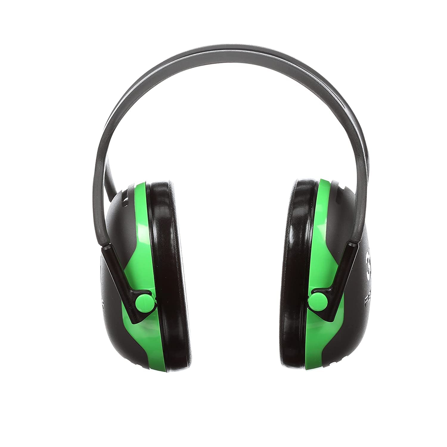 3M X1A Peltor X Series 22dB Earmuffs Black/Green, Over the Head